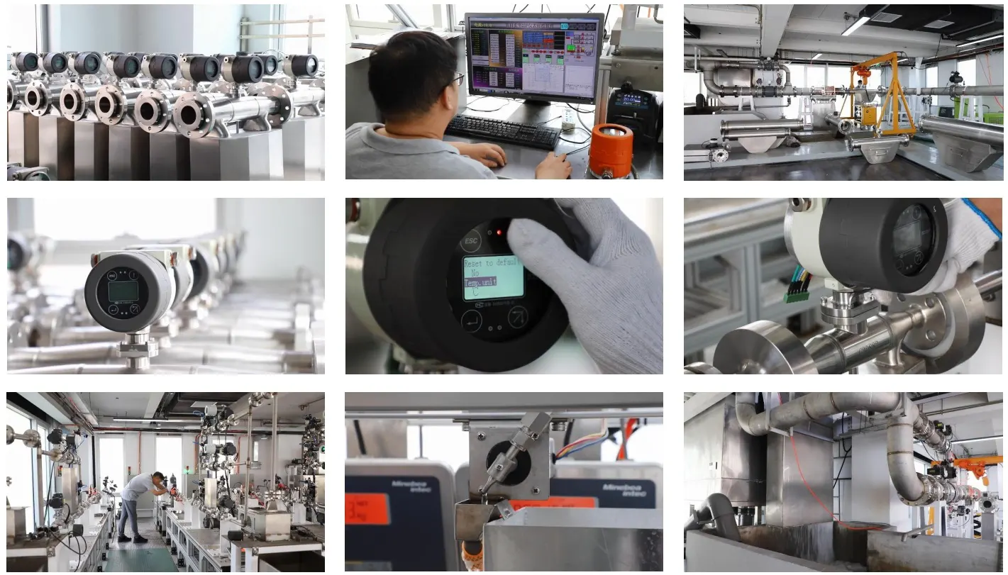 завод з вимірювання масової витрати Коріоліса