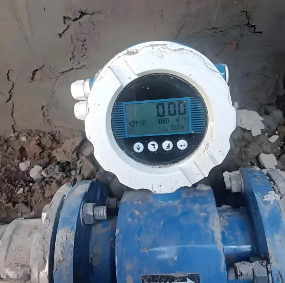 швидкість потоку морської води за допомогою магнітного лічильника seawater flow rate by magnetic meter