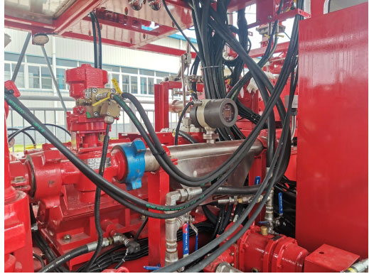 High pressure gas flow measurement