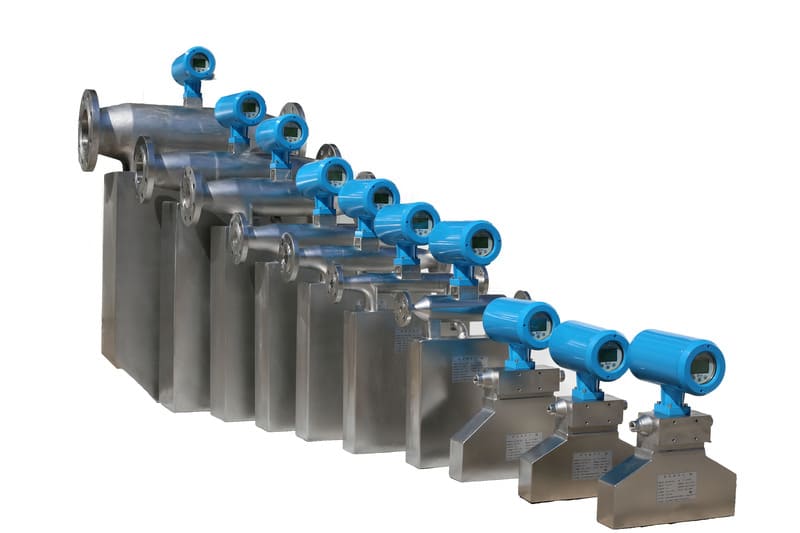 різні типи коріолісових витратомірів different coriolis flow meter typpes