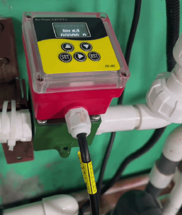 Вимірювання потоку кислоти в мл/хв ml/min acid flow measurement